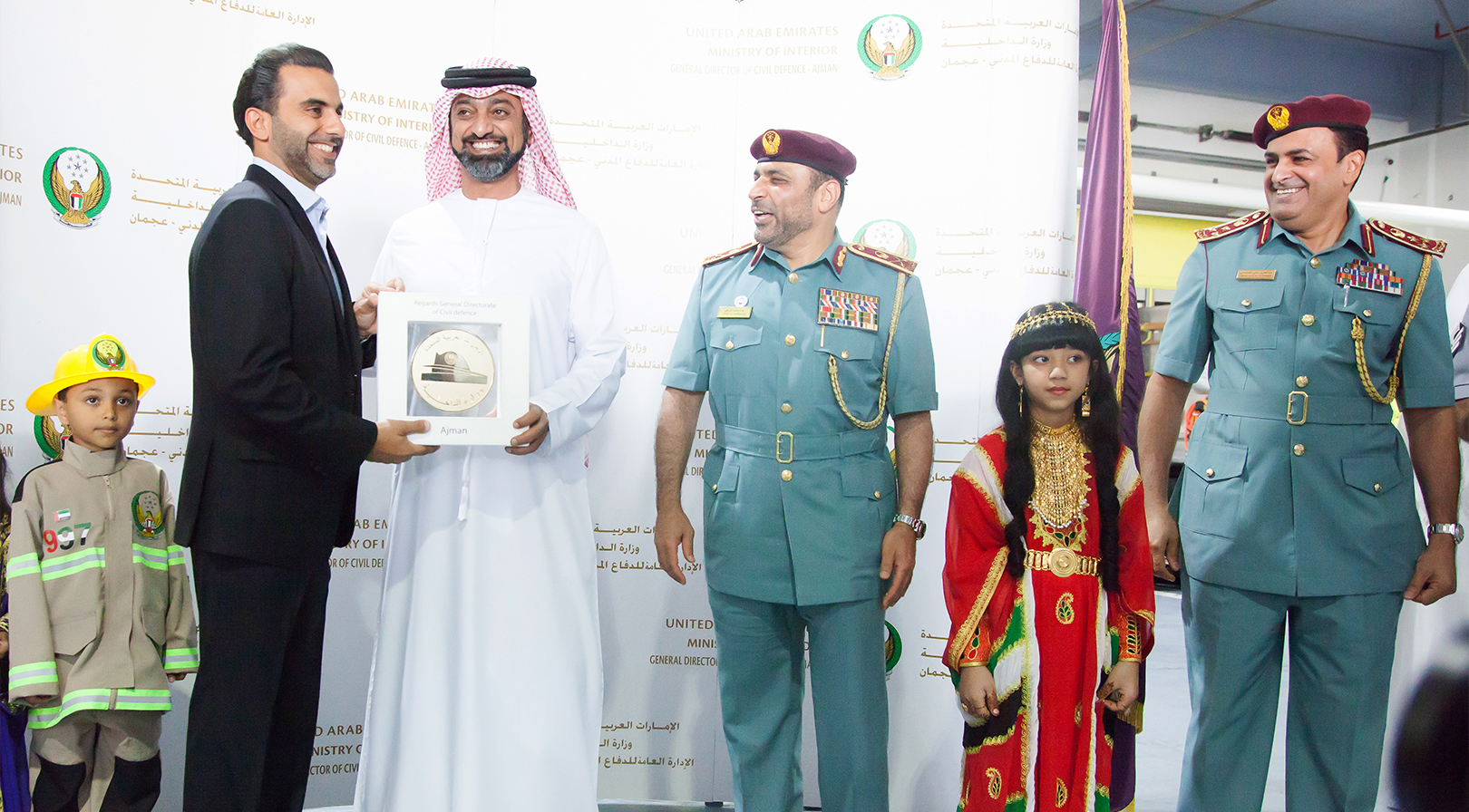 His Highness honored Speed House for being a strategic partner to Ajman Civil Defense